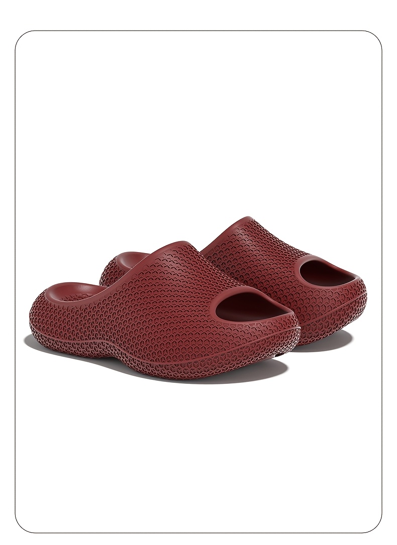 Women'S Casual Solid Color Slip-on Slippers | EVA Material, Thick Sole for Height Increase, Versatile for Couples, Suitable for Home and Outdoor Use, Women Shoes