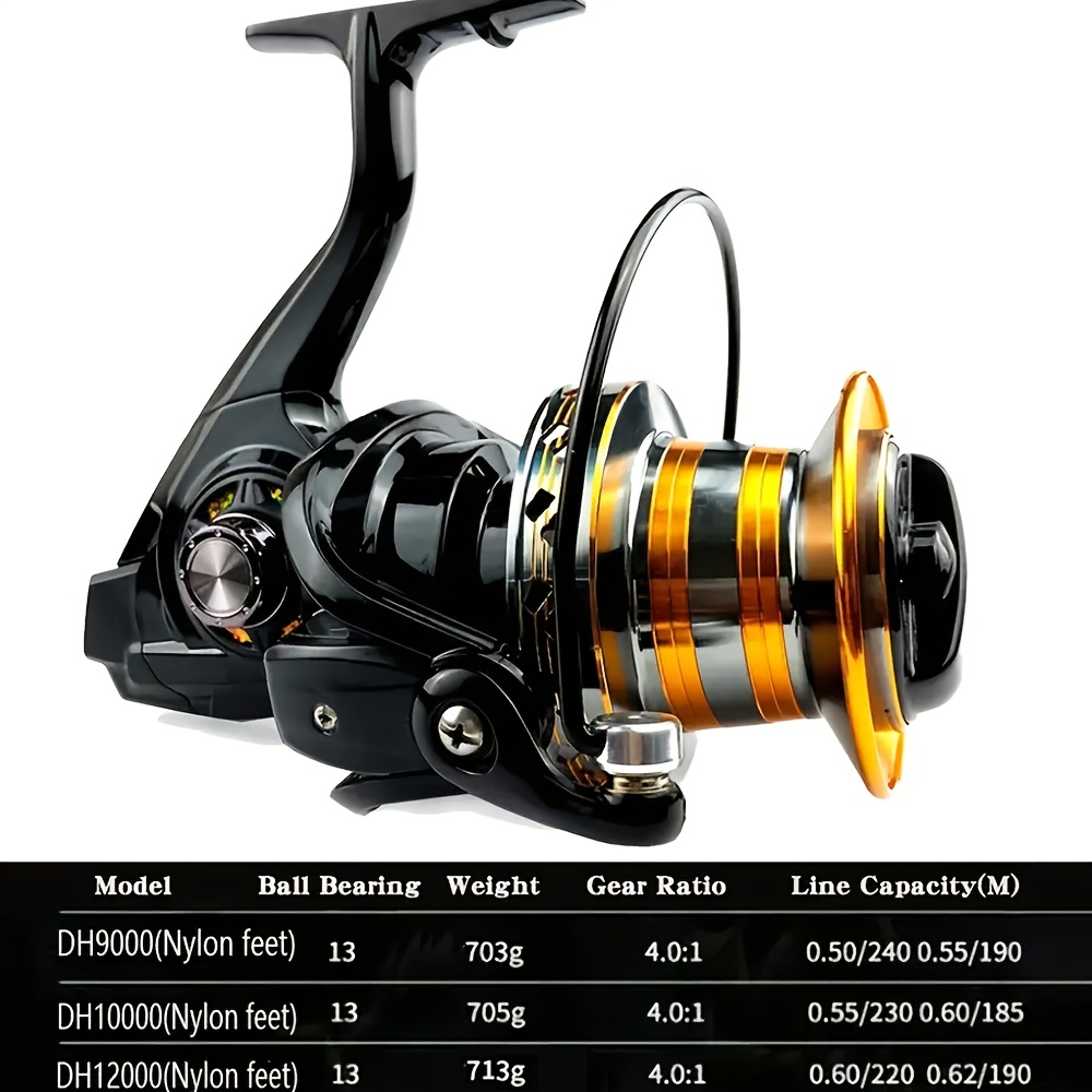 9000 12000 model extra large size fishing reel 4 0 1 gear - Temu