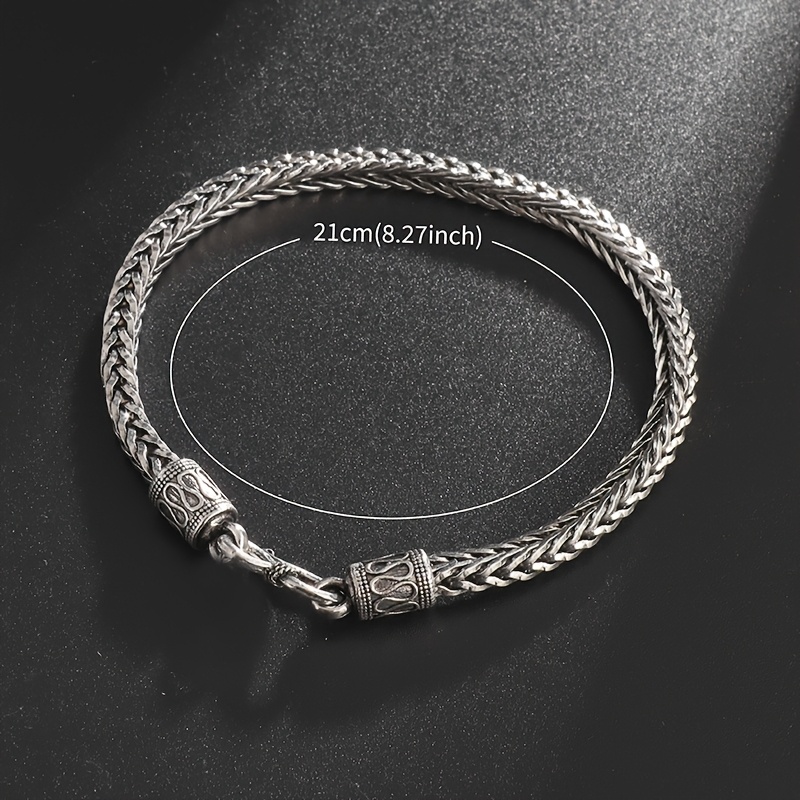 Unisex Handwoven Fox Tail Chain Tribal Ethnic Style Bracelet
