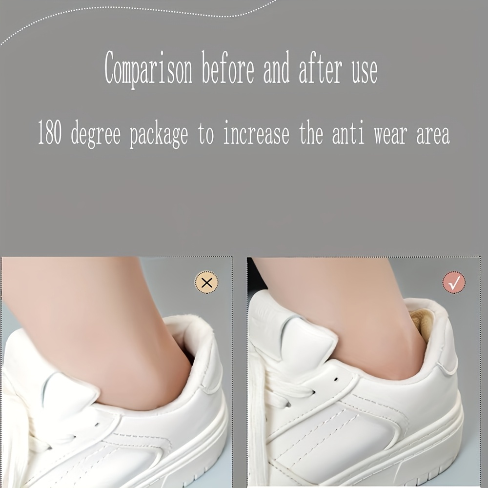2/4pcs Heel Pads, Foot Care Protectors, Adhesive Shoe Stickers Suitable for Men's and Women's Casual Shoes, Sneakers