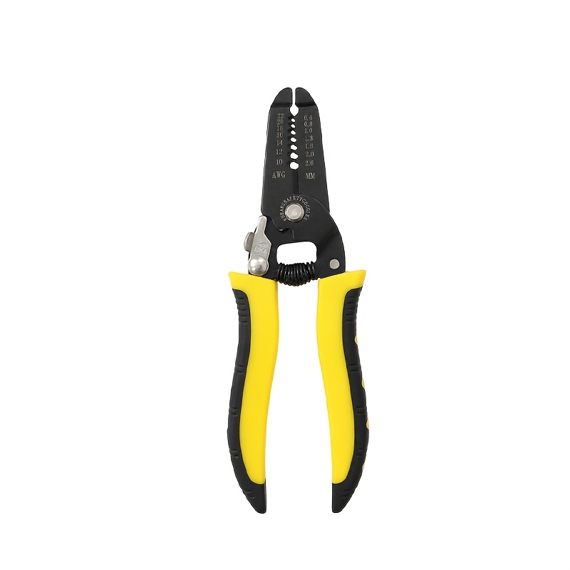 TEMU 1 pince à dénuder, dénudage rapide dommage du noyau, pince à dénuder à double couleur, de poignée ergonomique, pince à dénuder spéciale