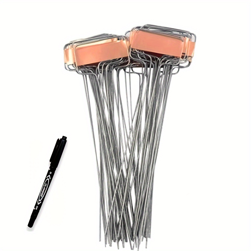 

12/25/40pcs 6in&10inch Metal Stakes - Copper Metal , Copper Metal Labels, Copper 1 Pen For , Vegetables, Seedlings, Seed