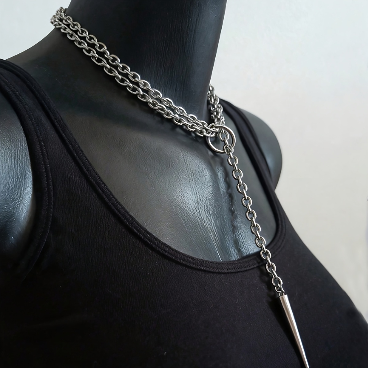 GILLNA Bat Choker Necklace, Gothic Punk Y2K Jewelry