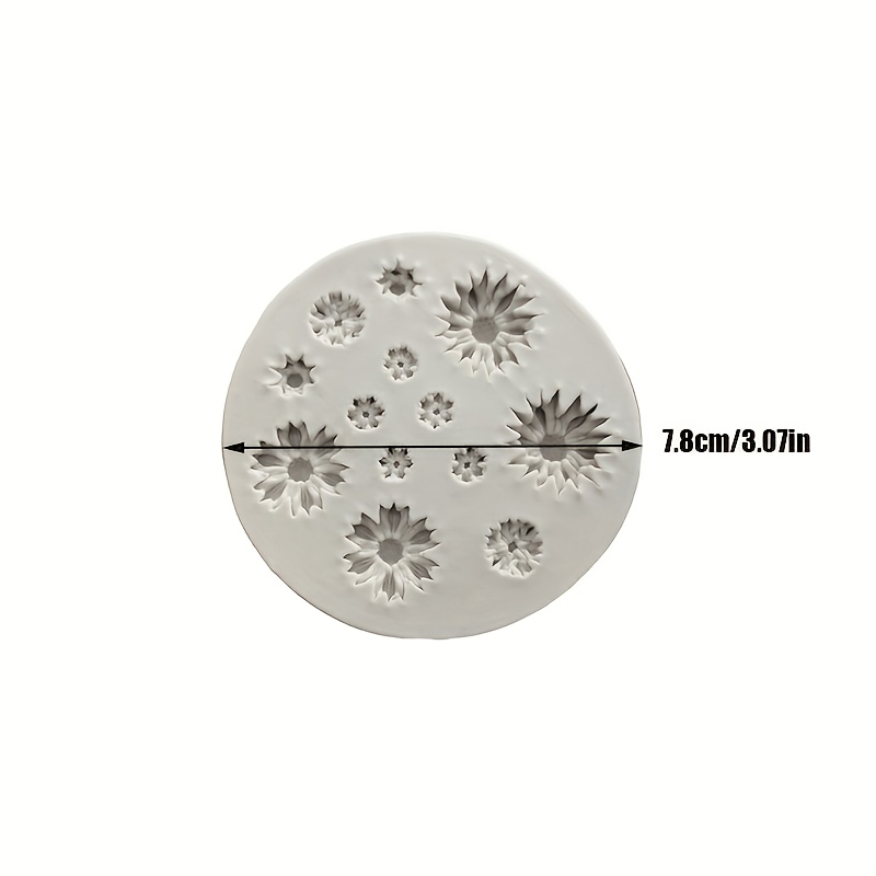 TEMU Stampi in silicone resina, stampi in silicone 3D assortiti a forma , stampi per bouquet, decorazioni, stampi in silicone a forma di margherita,