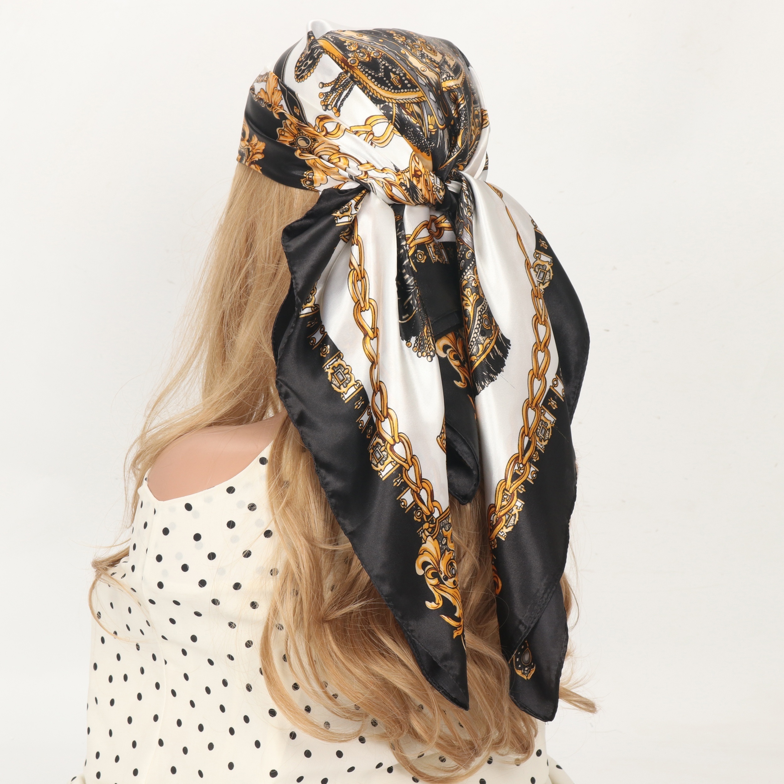 Paisley -like Bandana Versatile & Durable Square Scarf Accessory And Decorative Accent For Occasion