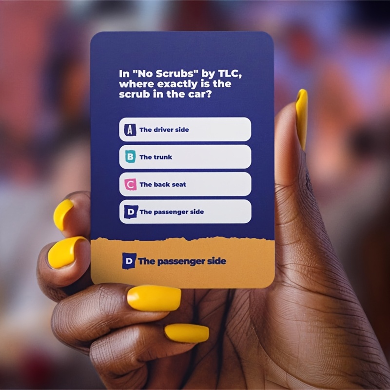 Throwback Lyrics - '90s and '00s Hip Hop & R&B Music Party Game | Rap R&B Games with 250 Novelty Cards - Perfect for Game Nights, Date Night, Adult and Family Fun