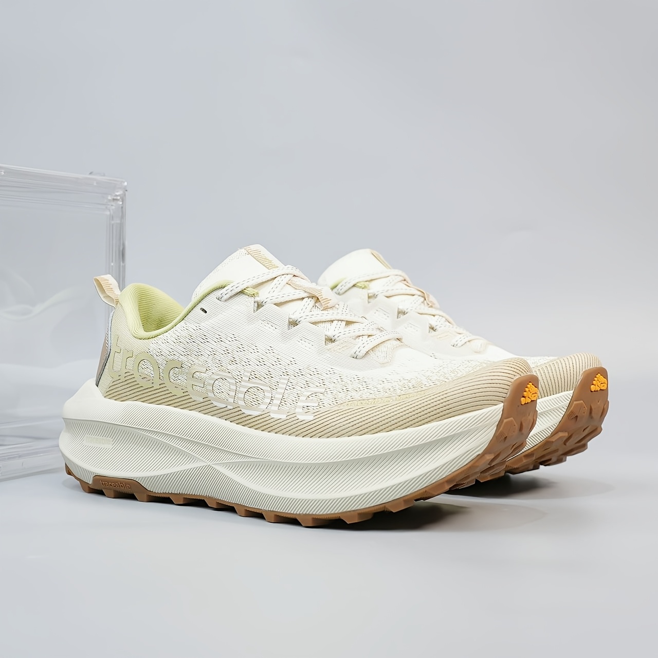 Sneakers, Men's Outdoor Shoes, Lightweight and Comfortable Trail Running Shoes, Anti-Slip Shock-Absorbing Casual Shoes, Fashionable Sports Running Shoes for Men
