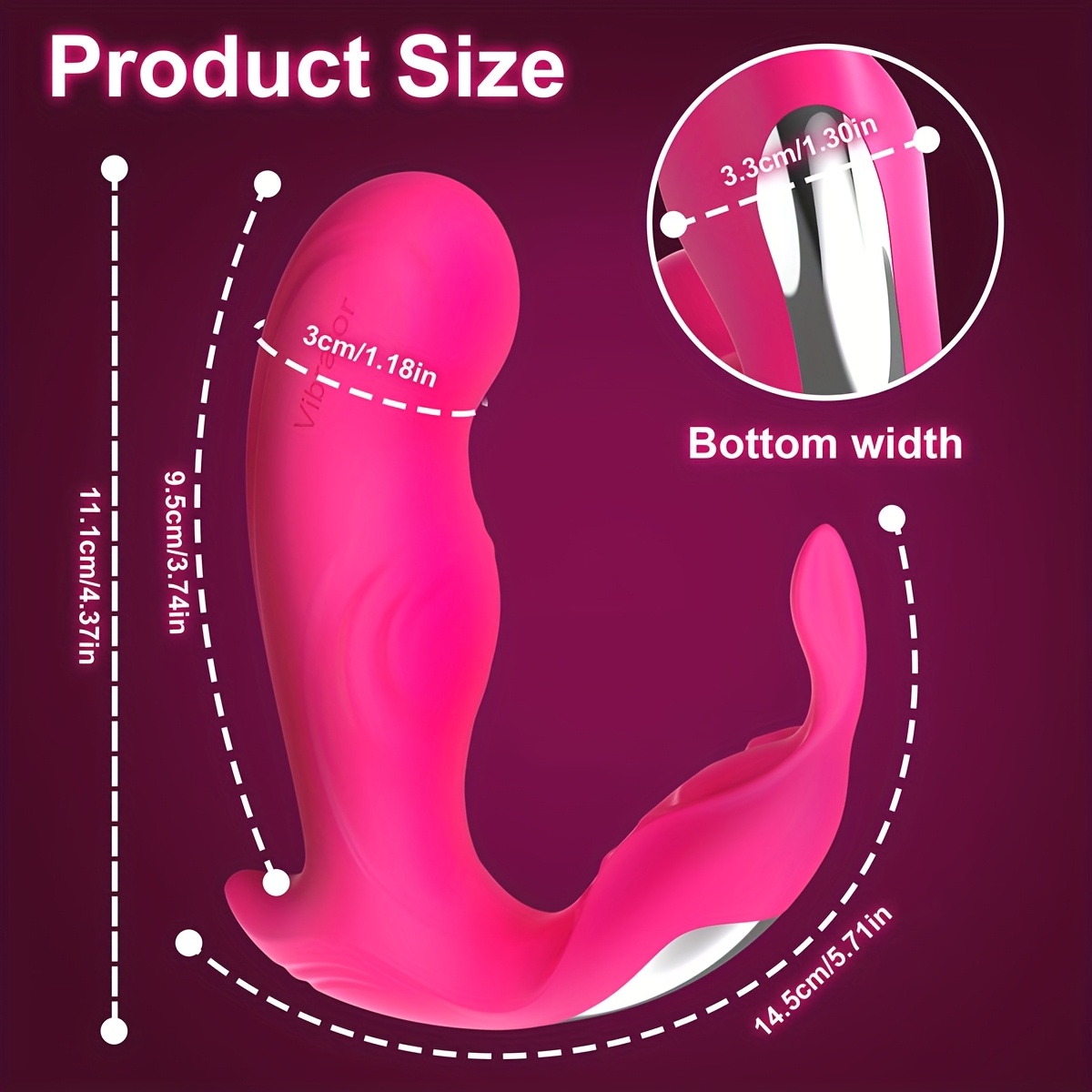 app-bestuurbare volwassen seksspeeltjes g-spot   vrouwelijke   met 9 trillingsstanden draagbaar ondergoed vlinder     seksspeelgoed voor dames en stellen Productgegevens 2