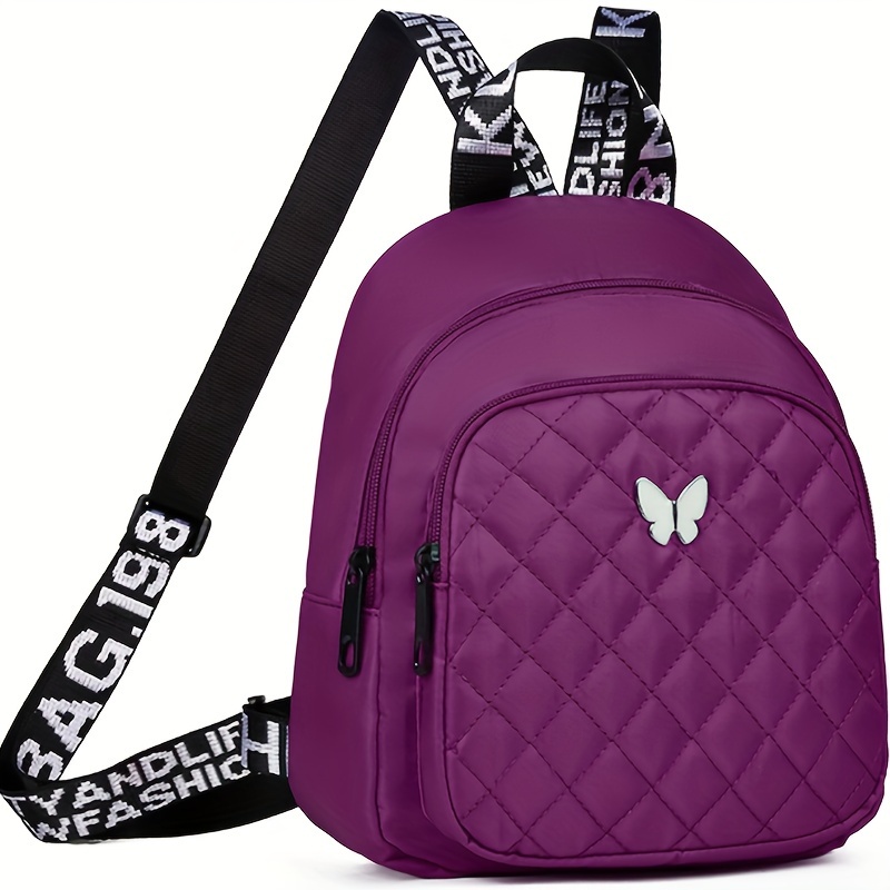 TEMU Moqueta de Moda Coreana - Mochila de Viaje Duradera con Múltiples Compartimentos, Correas Acolchadas de , Daypack Casual para Trabajo o Viajes