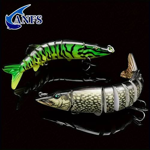1 section jointed swimbaits fishing lures slow sinking for and trout abs material ideal for freshwater and saltwater perfect gift for on valentines thanksgiving christmas new year fathers day