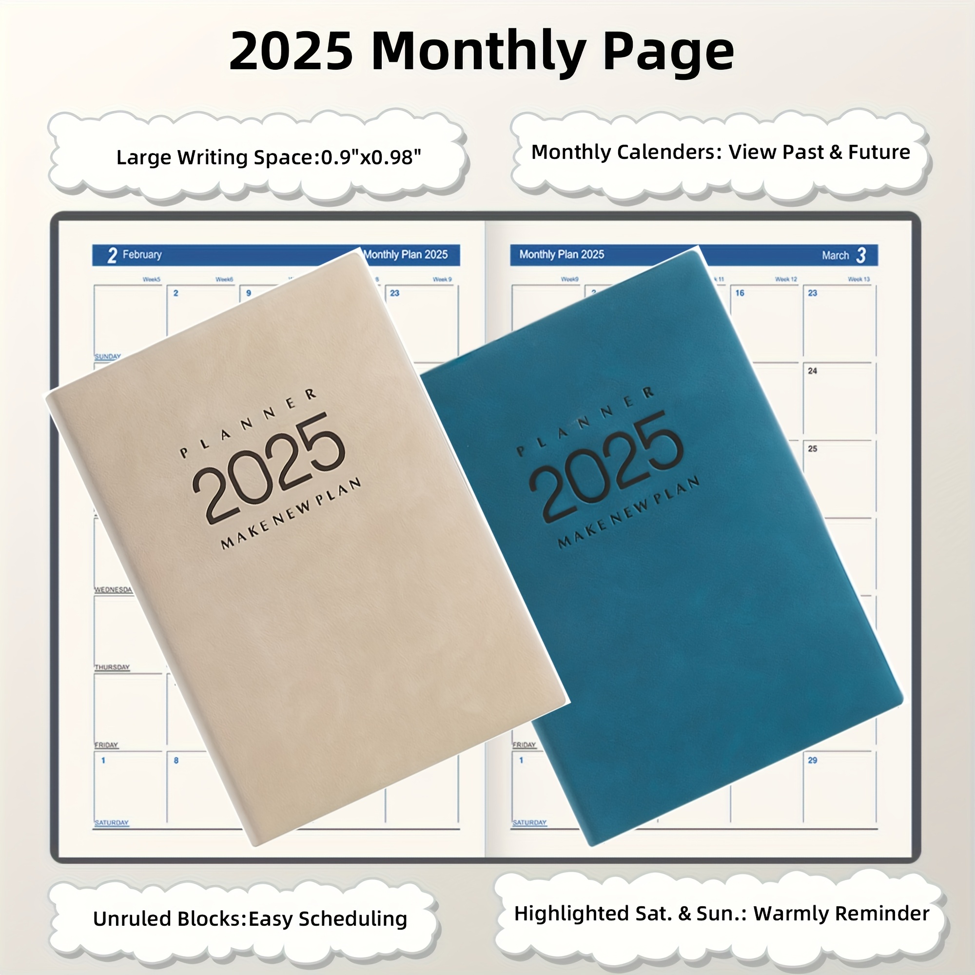 

2025 Daily Planner - 365-day Organizer, Business Diary With Monthly & Weekly Planning, Self-