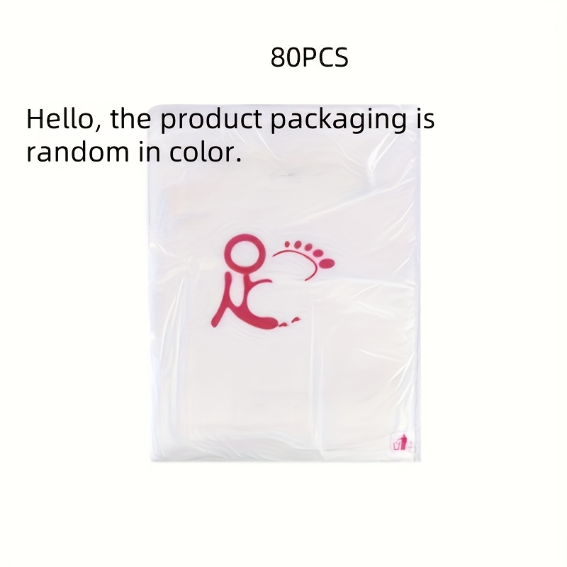 E-shop 80 Stück/Packung, Fußbadbeutel, Einweg-verdickte Fußspa-Eimerbeutel, Große Haushalts-Fußbecken-Plastikfolien-Fußbadbeutel, 65cm*55cm