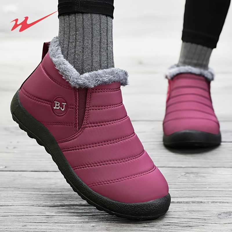 Shoes Winter New Lovers Snow Boots and Velvet Padded Boots
