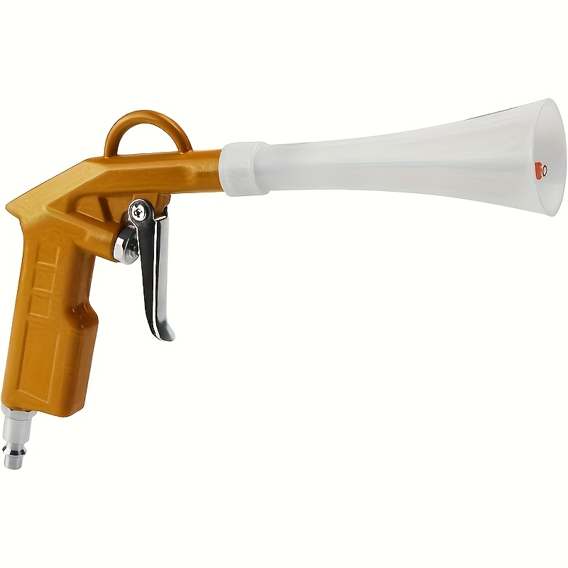 Image of 1pc, A High-pressure Car Cleaning Gun, A Pneumatic Dust Blowing Gun With A 360° Rotating Tapered Nozzle, Pneumatic Air Compressor Tool Suitable For Cleaning And Dust Removal Of Automobile .