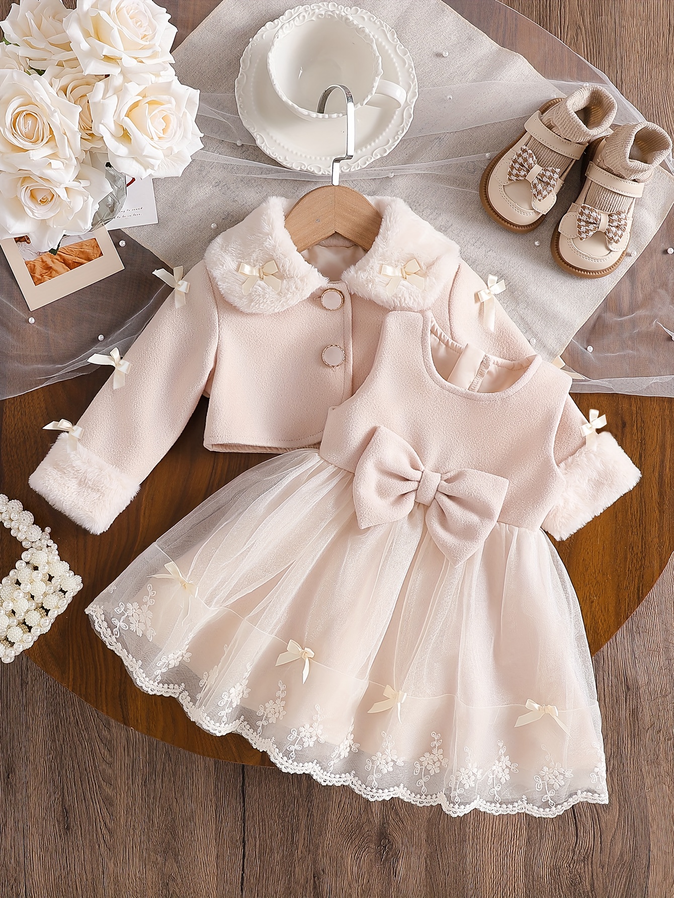 formal baby girl dresses sold on Temu New Zealand