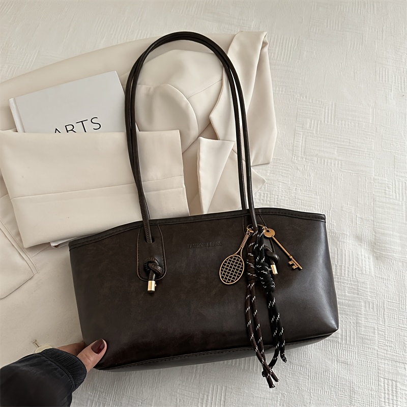 Women's Shoulder Bag High Aesthetic Retro Large Capacity Bag, Women's New Versatile Spring Summer Autumn Winter Commuter Shoulder Bag, Handbag Tote Bag Women's Shoulder Bag