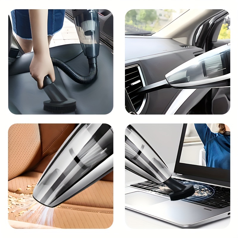 handheld cordless vacuum cleaner portable car vacuum cleaner with washable hepa filter mini handheld portable vacuum cleaner with 20 minute running time accessories for use in cars homes and kitchens details 4