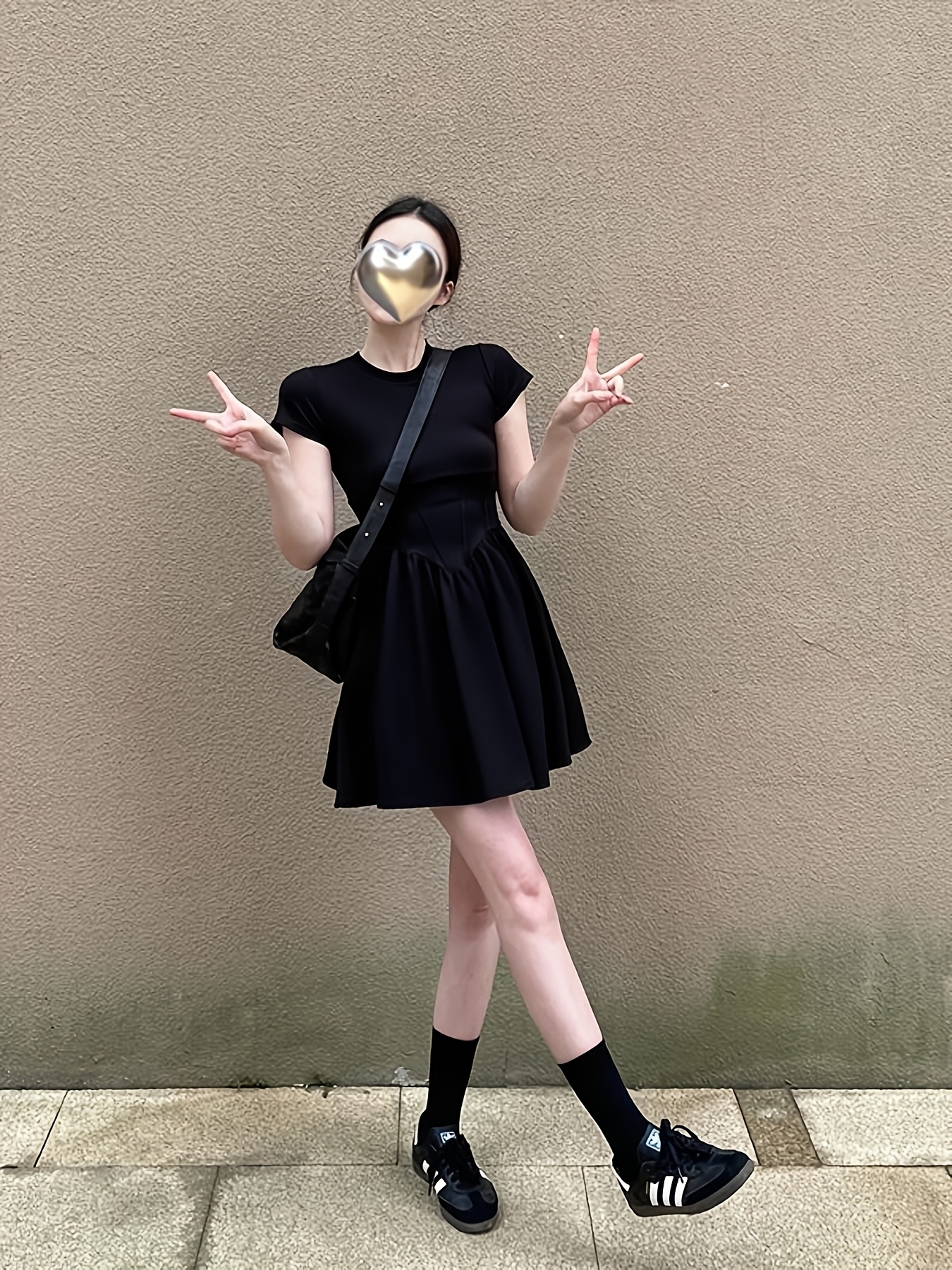 Black Dress with Contoured Waist for Women, Summer Style, Petite Figure,  Short Skirt, Black Dress, Summer Fashion, Hot, 2026 New Model