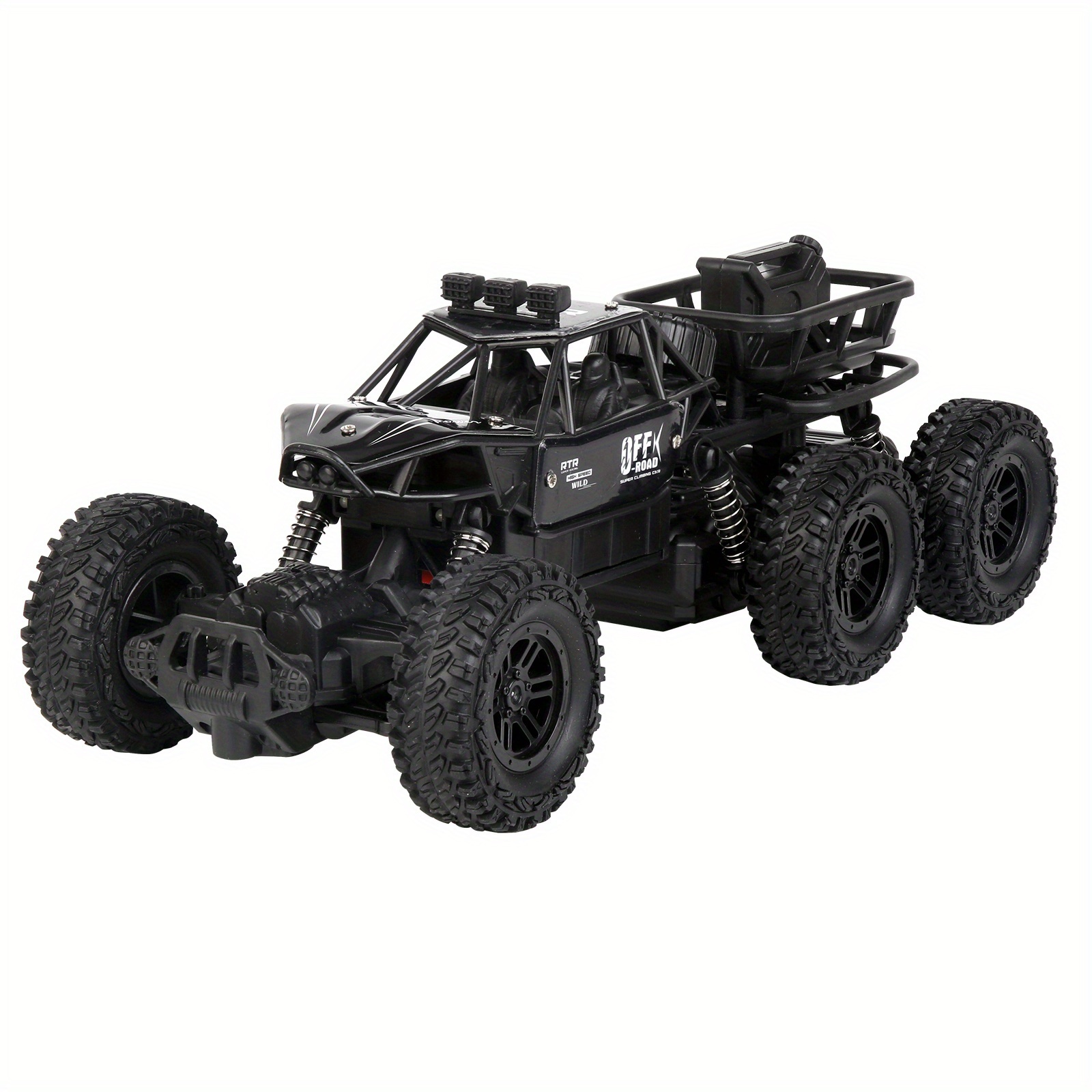 TEMU Six-wheel Toy Car, Alloy Climbing Car, Drive Off-road Toy Car With High Elastic Shock Absorber, Halloween Gift, Christmas Gift, Birthday Gift,