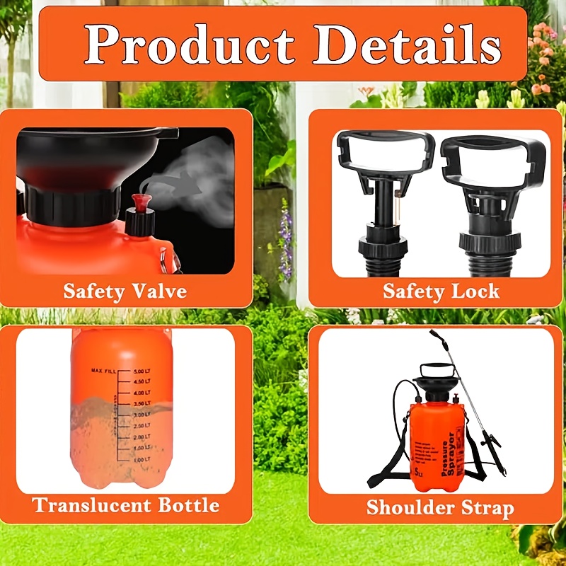 Heavy-Duty Pressure Garden Sprayer