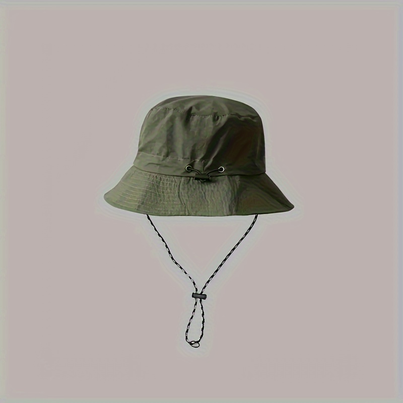 high quality uv blocking foldable fisherman hat quick dry breathable unisex outdoor sun hat with adjustable drawstring carry pouch 5 colors for hiking camping beach fishing hat beach accessories lightweight design durable construction   and campers details 6