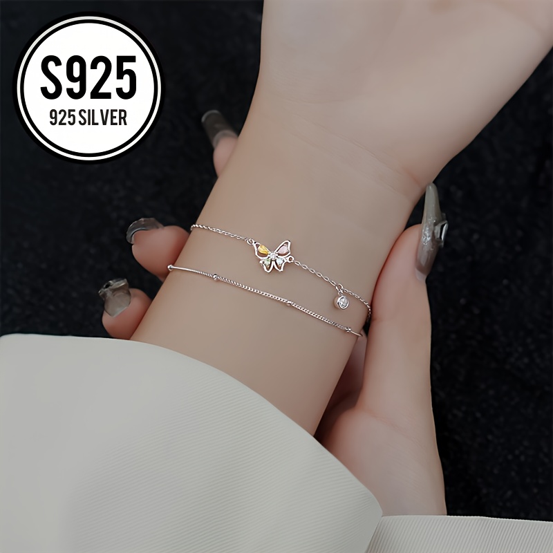 Hypoallergenic Butterfly Bracelet Personalized Hand Access