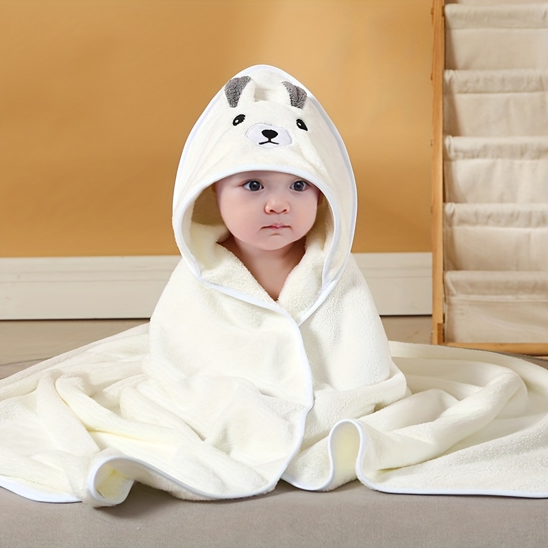 Ultra-Soft Microfiber Baby Bath Towel with Animal Design
