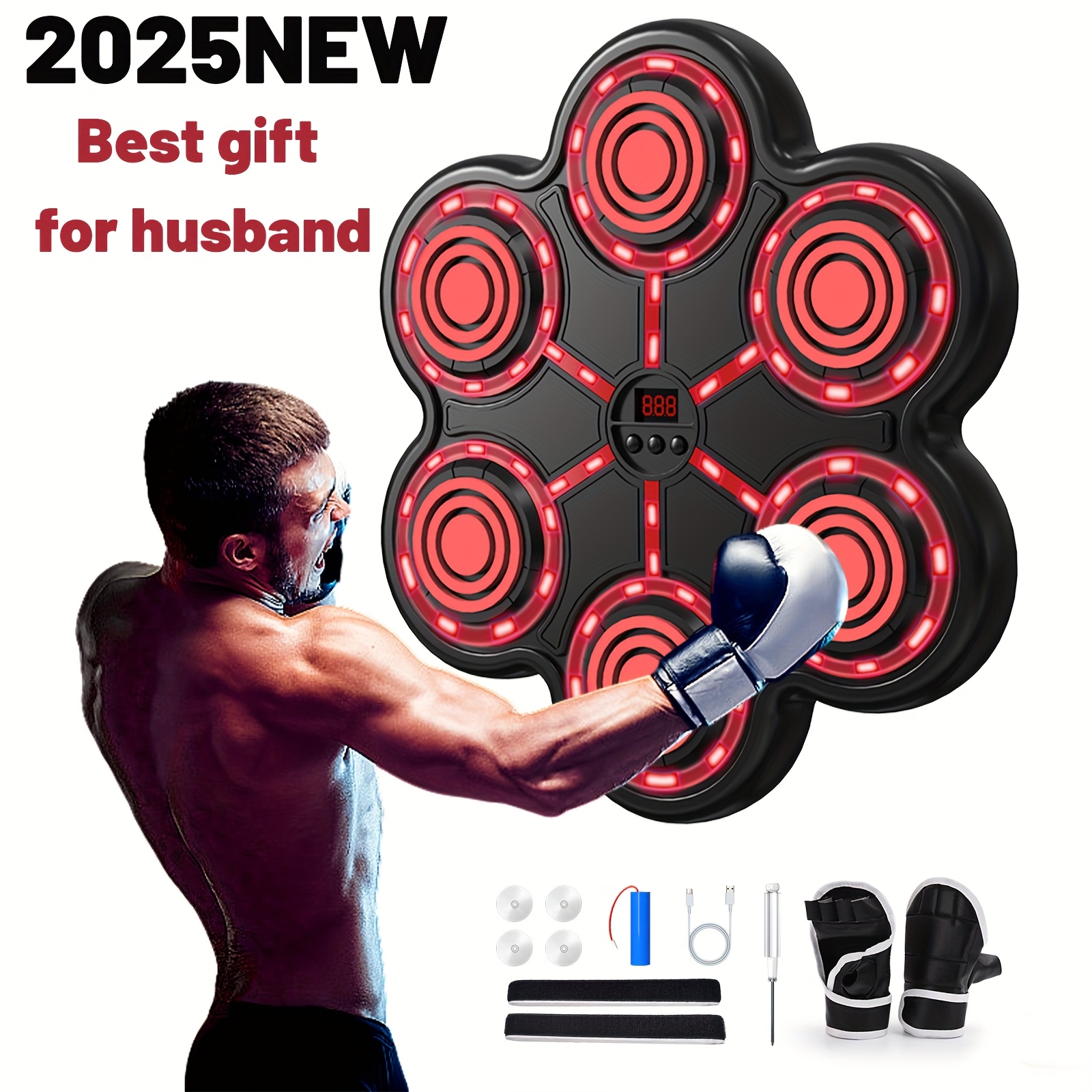 TEMU Boxing , Music Boxing Machine, Boxing Training Equipment, Boxing Music Machine, Boxing Exercise Equipment, Boxing Training Equipment Gift,