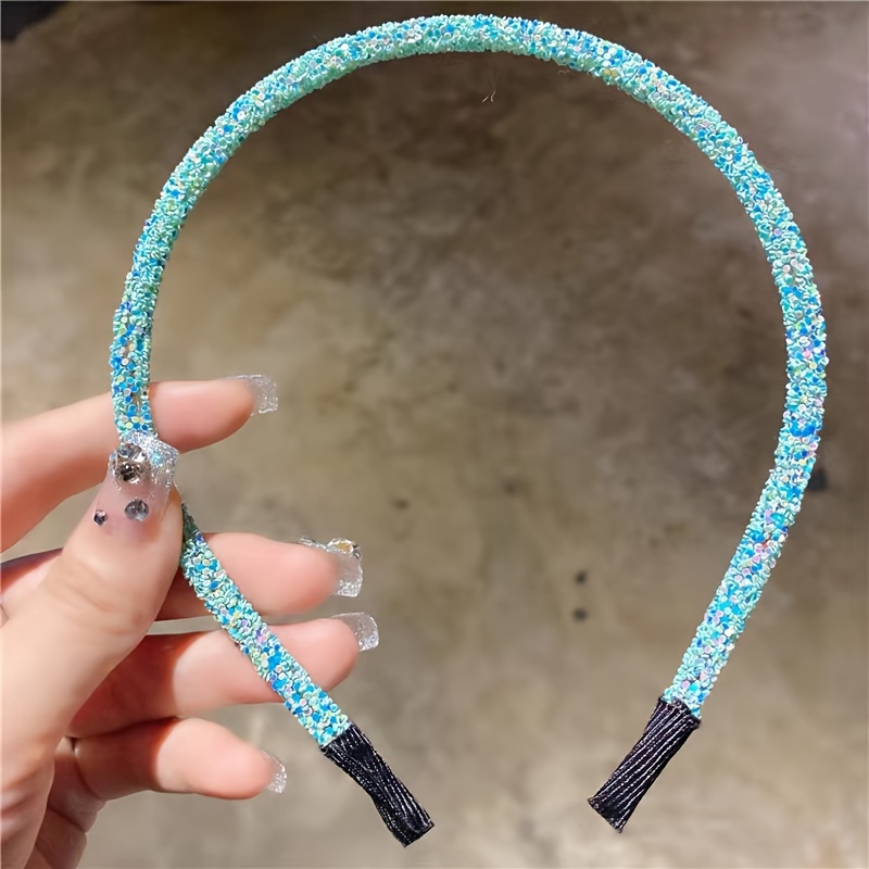 Single Glitter Headband with Sequins & Glitter Powder