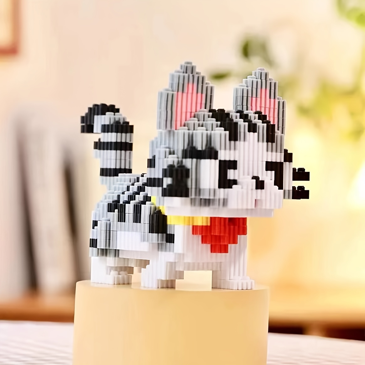 4000PCS Kitty Block Toy Creative DIY Puzzle Cat Lovers Birthday Gift