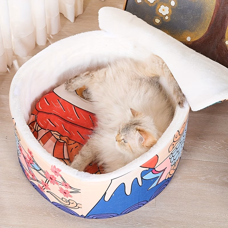 pet house kennel super large instant noodle beds cushion cup Product details 1
