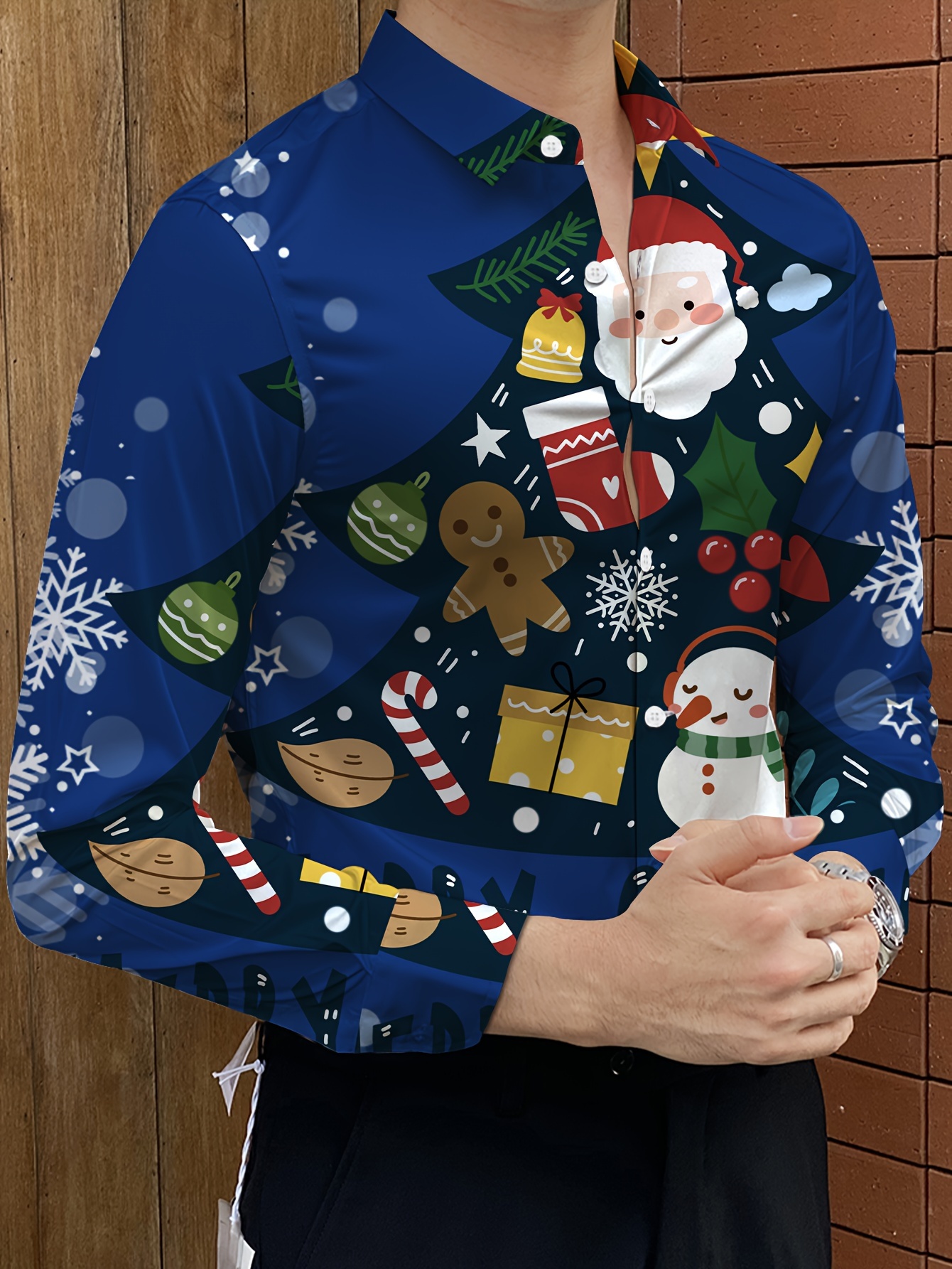 mens dress shirt christmas style | Temu Nigeria