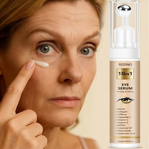 for puffiness dark circles all in one roll on eye cream firming eye cream for puffy eyes dark circles eye bags and wrinkles results days hydrates smoothes area brightens and evens light beige