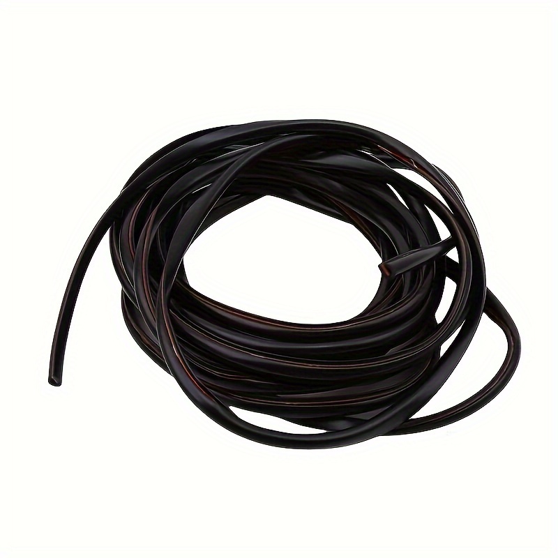 TEMU Auto - 5m/196.8in Universal Rubber Car Door Protector Molding Trim Anti-scratch Tool For Vehicle Side Door/body - -adhesive, Durable Corner Guards For Car Styling Protection