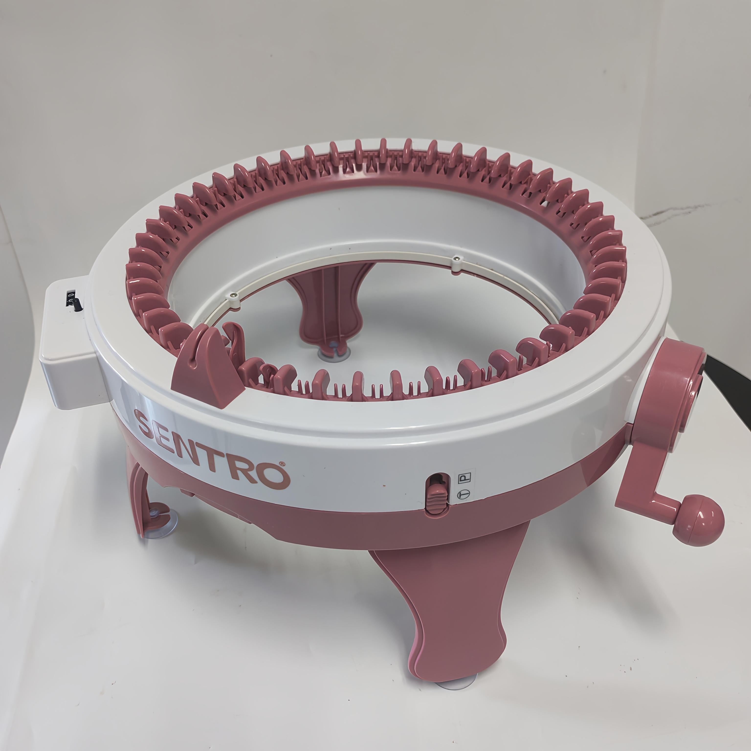 Knitting Machine, 48-gauge Knitting Machine With Counter, Weaving Machine, Can Knit Scarves, Hats, Socks, And Gloves (pink)