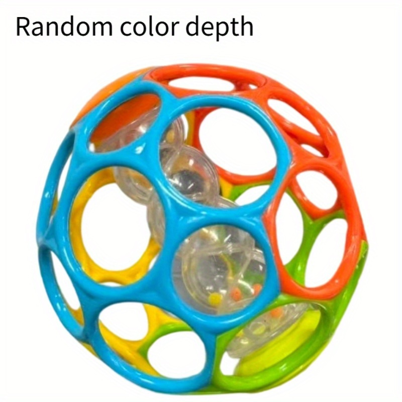 4- Baby Grip Hand Grip Ball - Soft Surface, Cutout Design For Improved Grip & Flexibility, Ideal Holiday Gift, Perfect For Exercise, Play, And Development Toys.random Color