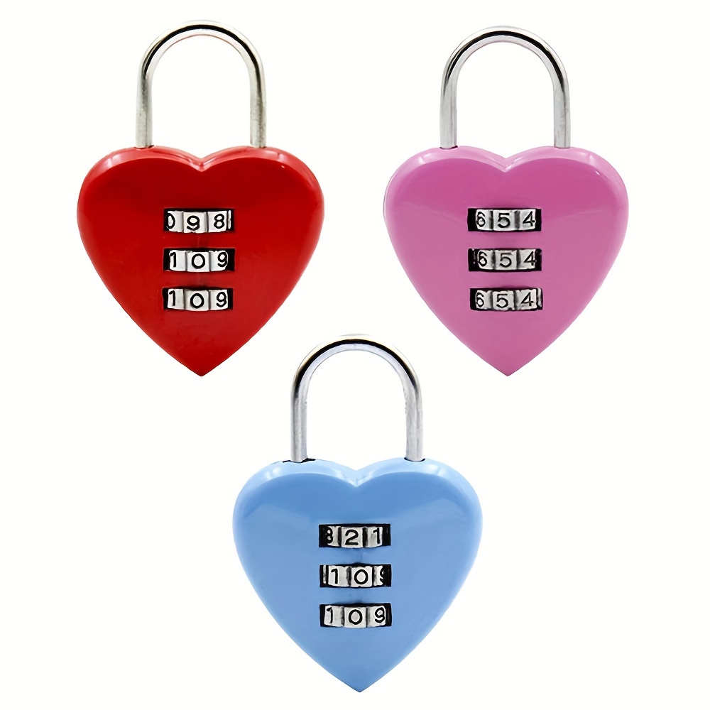 

Heart Lock Password Lock, Wedding , Case Bag Password Lock, Password Lock Mini, Backpack Password Lock, Locking Gear, Luggage Password Lock