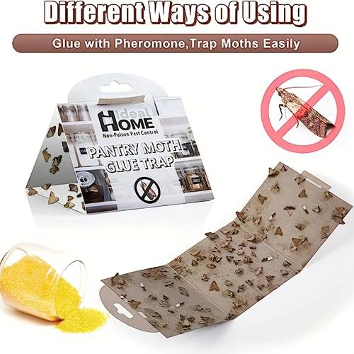 1pc 5pcs 10pcs Moth Trap Sticky for Closet WardrobeCabinet Drawers to Insects for Closets Moth TrapWithout Chemicals (Green And Healthy NoPheromone), Drawer Pest Solution, Cabinet Moth Prevention, Nontoxic Pest Control, Chemicalfree Traps, Safe for Fabrics, Pheromonefree Design, Fabric Moth Protection, Insect Trap, Storage Solutions, Homes