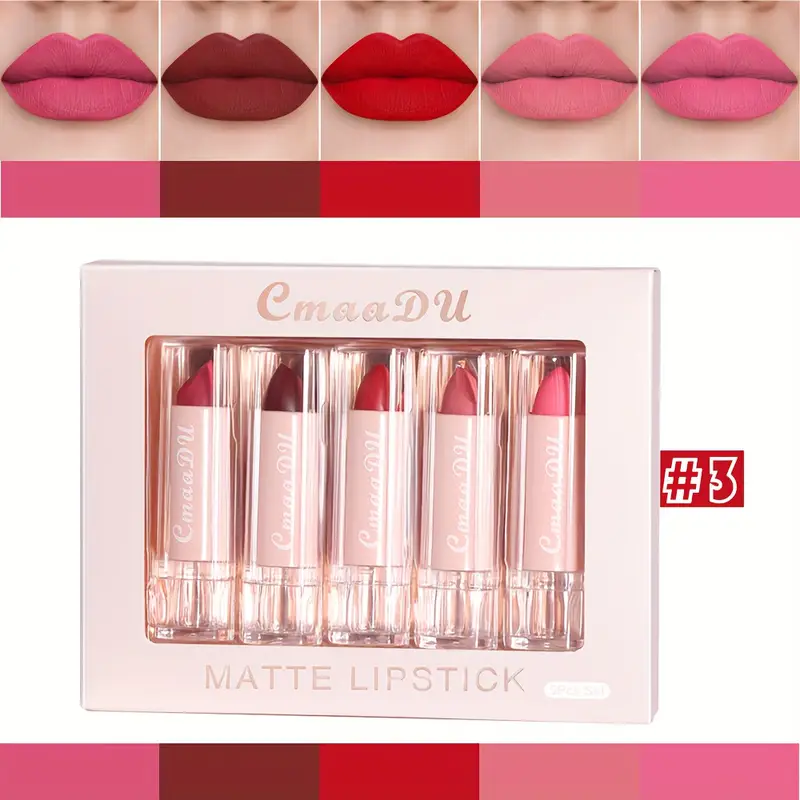 15 colors matte lip glaze set 24h waterproof long lasting lipstick kit case 5 pack non drying lip gloss for wedding party daily details 4