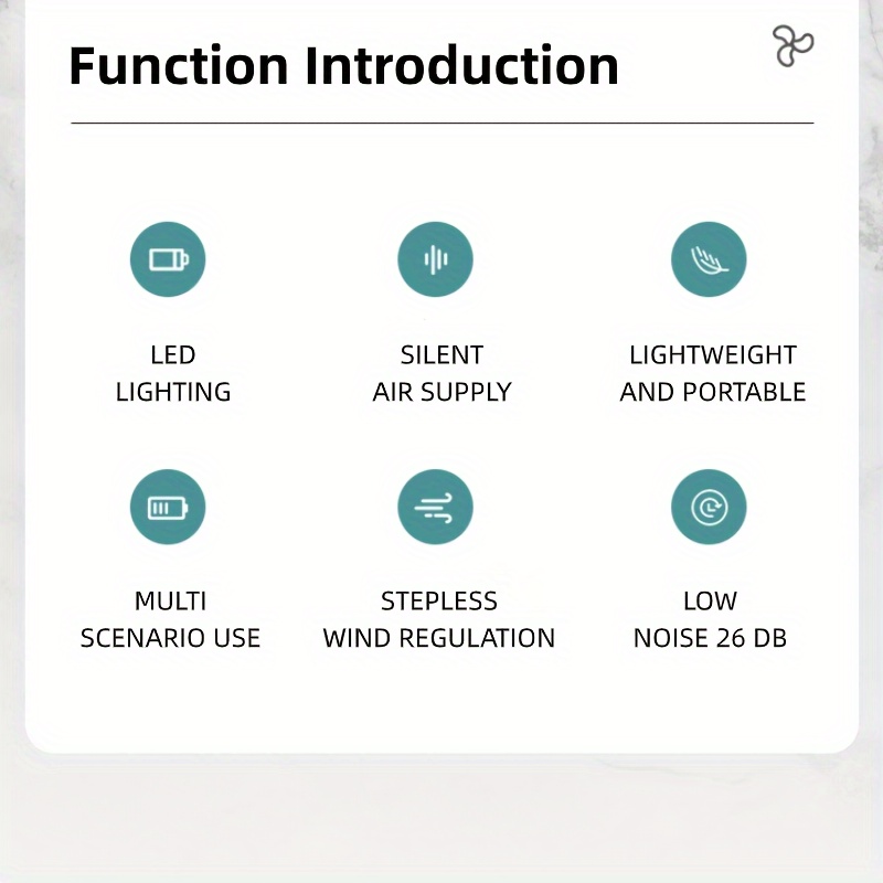Multifunctional Outdoor Fan, Quickly Cools Down in Summer, Essential Tool for Holiday Travel, Lighting, USB Charging, 7800Mah Lithium Battery Life, First Choice for Camping