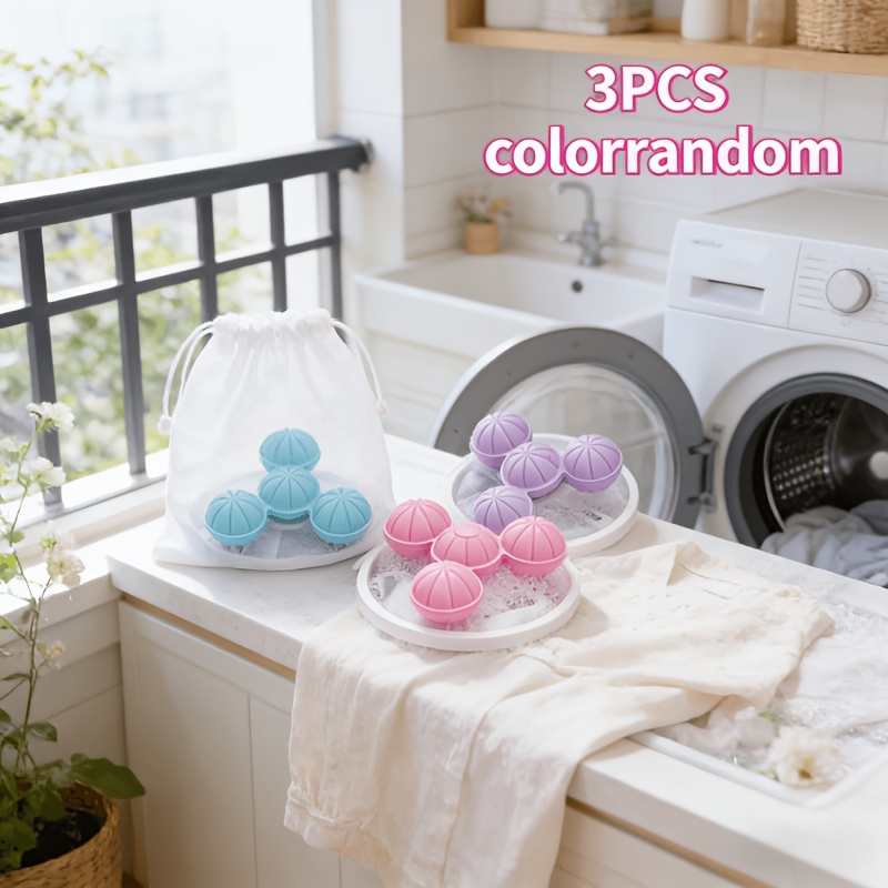 3pcs laundry   ball floating lint remover clothing cleaning filter mesh bag lint removal and hair catching filter bag garment cleaning and care ball for use with washing machine filtration
