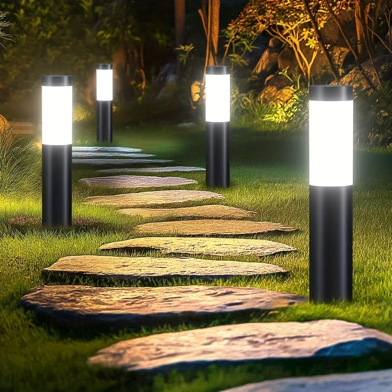 solarbetriebene runde rasenleuchte led außenbeleuchtung