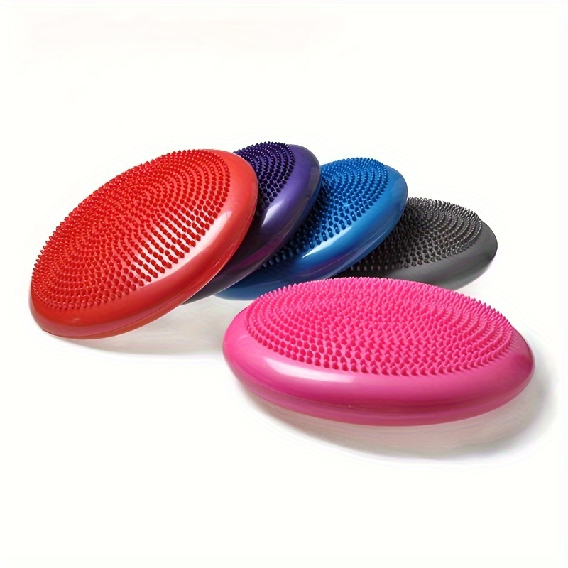 

1pc Inflatable Balance Cushion, Thickened Explosion-proof Soft Cushion, For Yoga Massage, Workout
