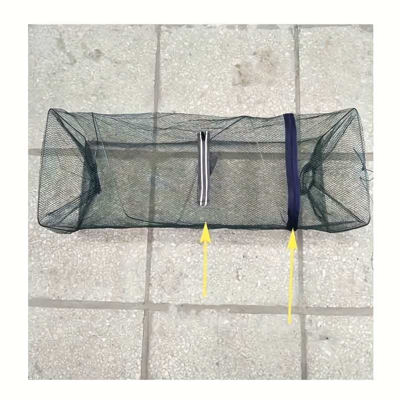 Fishing Bait Trap Foldable Cast Dip Cage Crab Minnow Crawdad - Temu