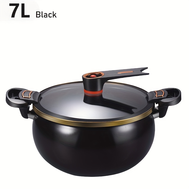 1pc Chubby Multi- Pot, Household 7l Large Capacity 26cm And Simmering Pot, , Suitable For Induction Cookers And Gas Stoves