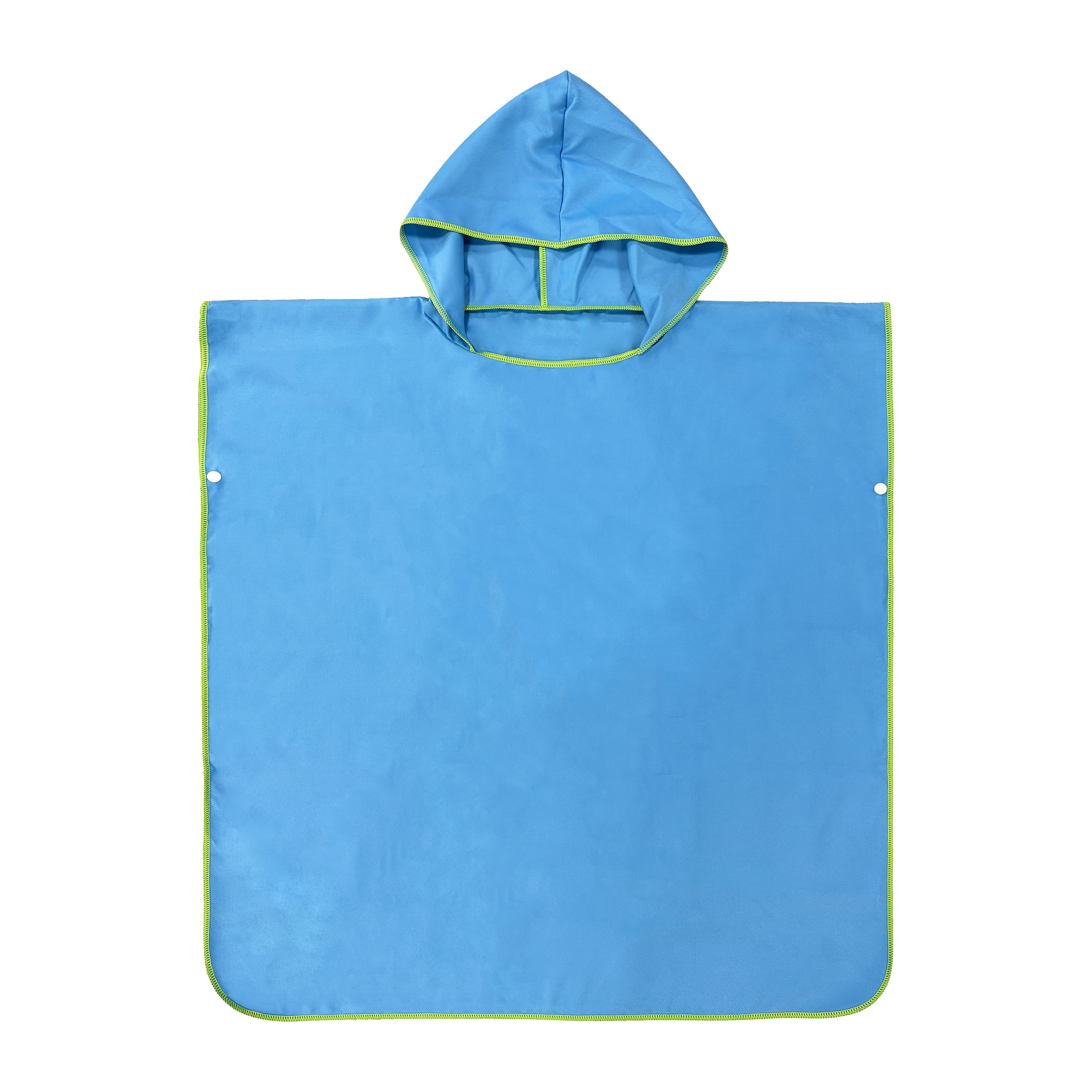 Image of 1pc Microfiber Hooded Towel Changing Bathrobe Swimming Drying Suitable For Surfing, Swimming, Travel, Camping, Pool, Bathtub, 80 X 70 Cm/31 X 27.5 Inches