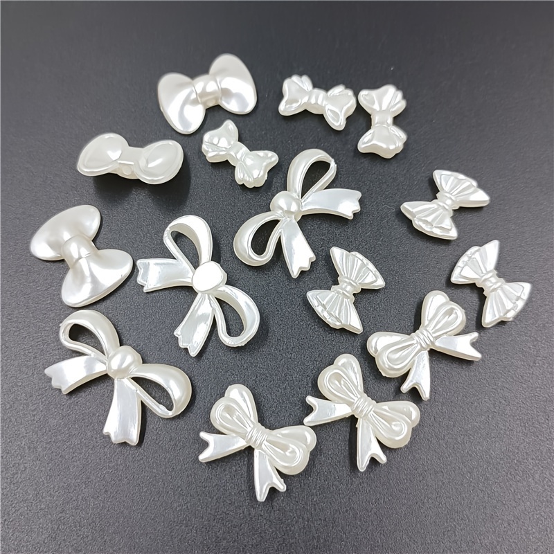 

50pcs Bow For , Keychains & Phone Decorations - Assorted