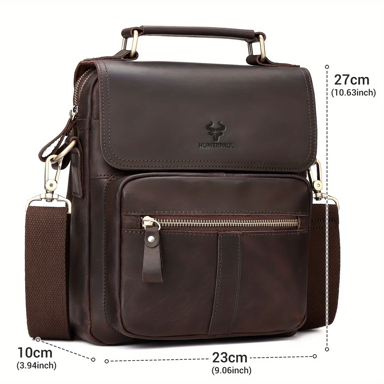 are scratches on genuine leather please accept it true genuine leather single shoulder bag vintage top layer cowhide genuine leather crossbody bag high quality genuine leather mens messenger men male neutral men s travel accessories must have items for traveling suitable for use when traveling 2