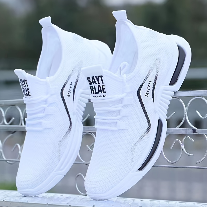 TEMU Men's Casual Sneakers, Featuring A Lightweight And Breathable Mesh Upper, Soft And Springy Cushioning For A Comfortable And . The Outsole Is