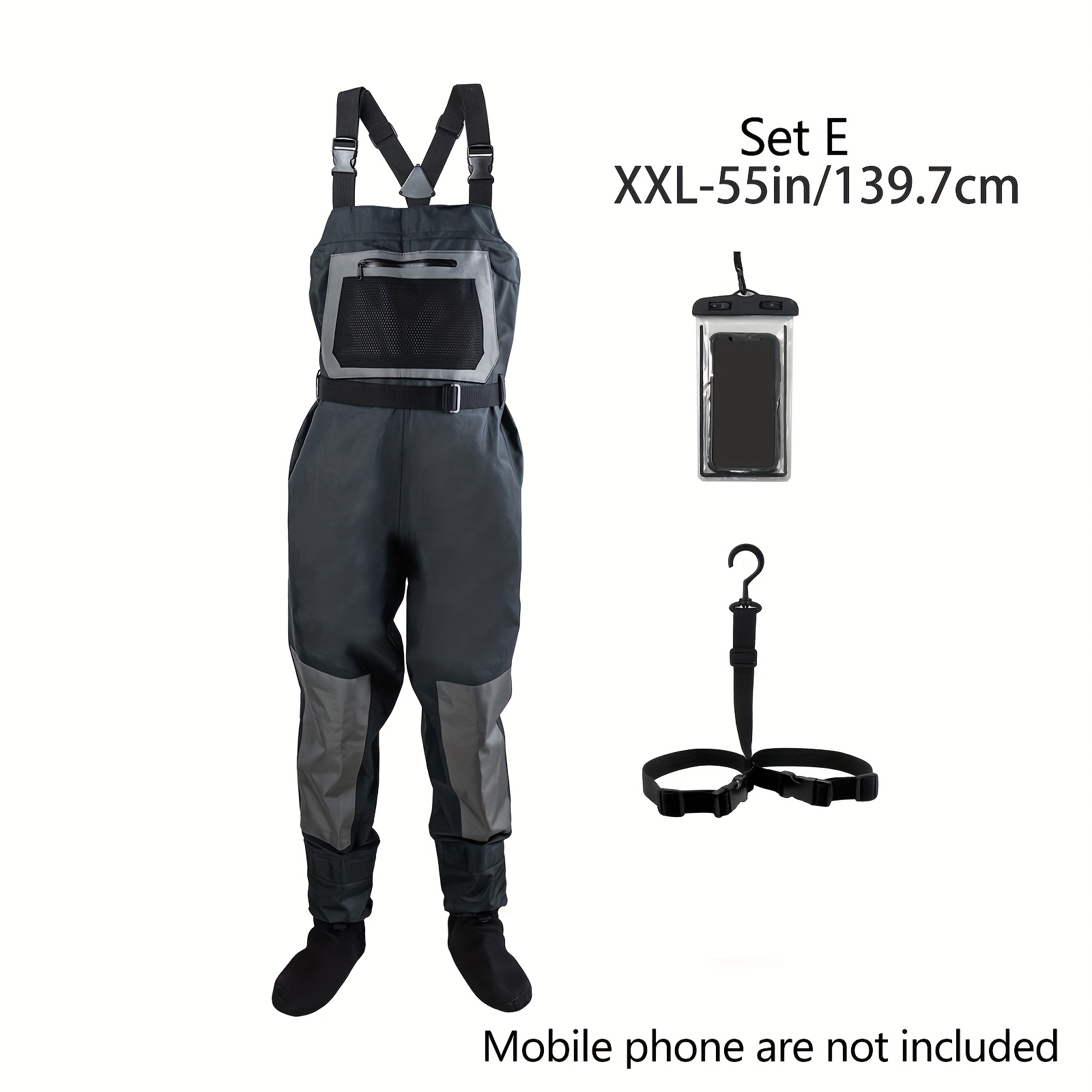 PVC Waterproof Full Body Fishing Wader Breathable Fishing Chest